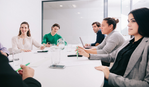 Employees working at a non-profit 