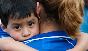 Child wanting to be safe in the U.S. 