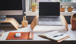 A well-organized desk 