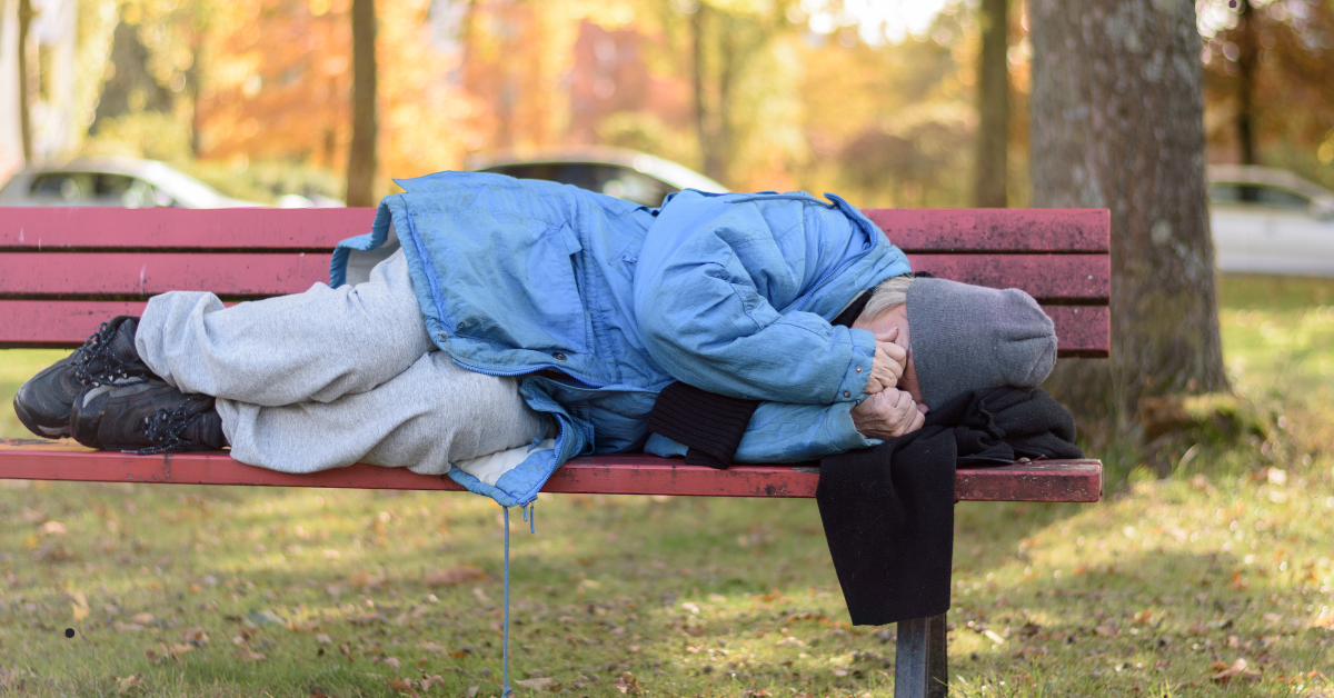 Homeless Baby Boomer