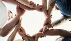 working together