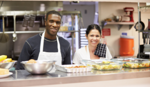 social workers helping the homeless